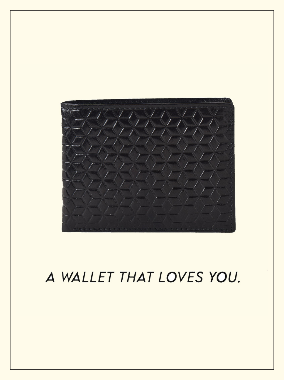 CROCO EFFECT LEATHER WALLET FOR MEN