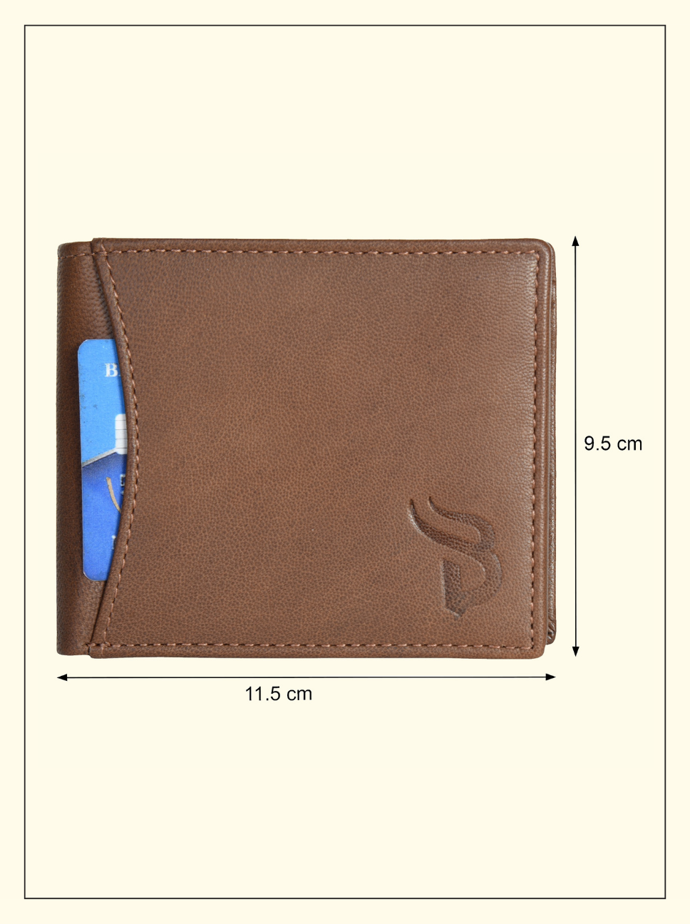 SENTINEL RFID Protected Classic Bi-Fold Leather Wallet For Men