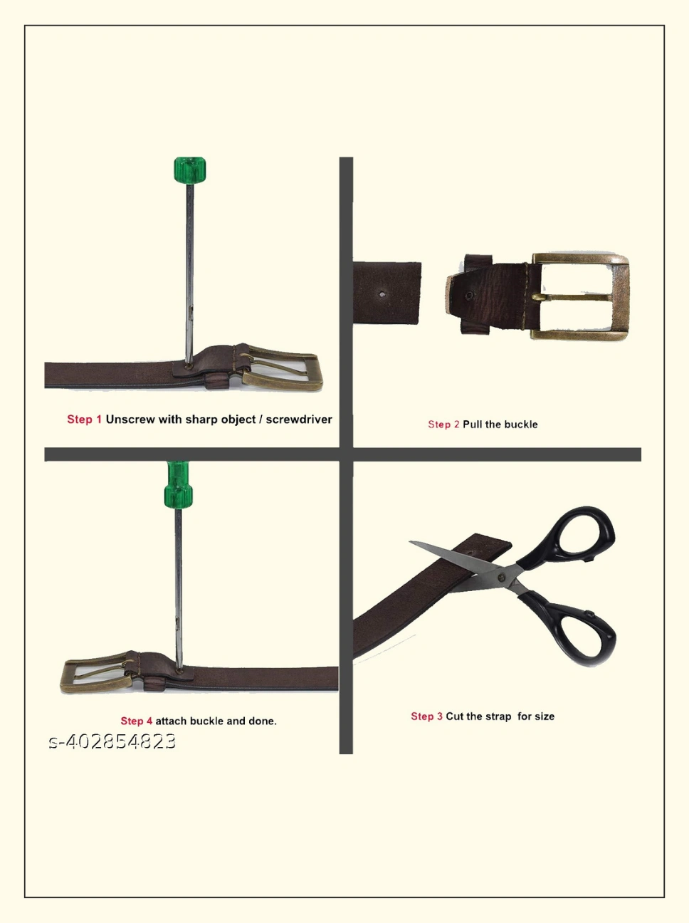 PRIME STYLE LEATHER BELT AND WALLET GIFT COMBO SET